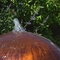 Fuxin Corten Çelik Küre Su Özelliği Bahçe Çeşmesi Topu Şekilli