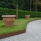 Paslı Corten Çelik Bahçe Yatağı Kenar İstinat Duvarı 1000mm*200mm