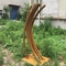 Modern Soyut Halka Rustik Metal Yard Sanat Bahçe Heykelleri ISO9001
