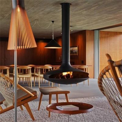 Kapalı Dekoratif İçin 100cm Modern Çatıya Monte Asma Şömine